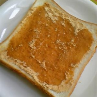 朝食に簡単☆はちみつきな粉トースト